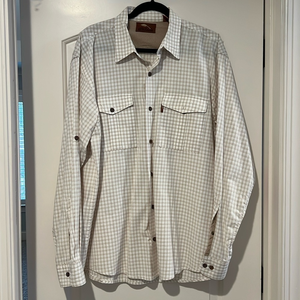 Men’s Bob Timberlake Long Sleeve Plaid Shirt. Size L